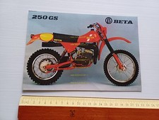 Beta GS 250 Enduro 1980 depliant italiano originale