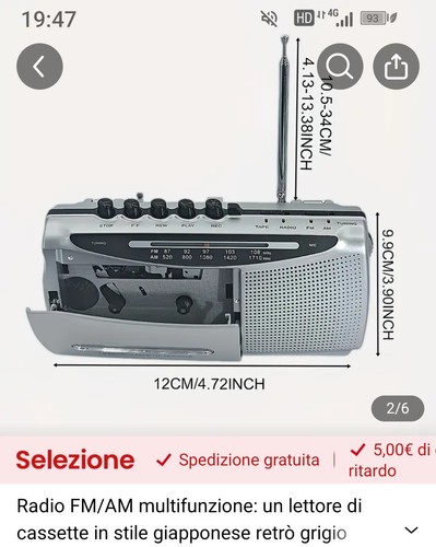 Stereo bombox anni - anni, 80