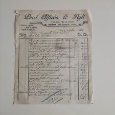 1926 Pucci Alfredo & Figli Fabbri Meccanici Serra Dei Conti Fattura C01392