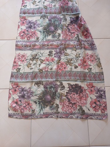 Foulard sciarpa vintage fiori - foulard,