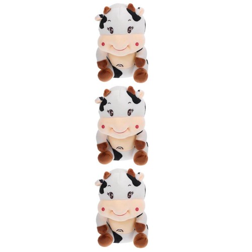 3pz adorabile mucca imbottita - mucca,