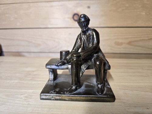Statua seduta ottone - seduta,