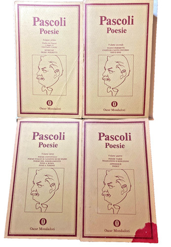 Poesie pascoli 4 volumi - ,