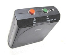 Sveglia orologio Braun type 3864 AB314 SL nera Germany made vintage quartz EMV