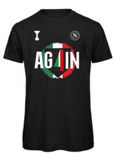 Tshirt NAPOLI CAMPIONE D'ITALIA 2025 maglia Tifosi CELEBRATIVA SCUDETTO 4 VOLTA