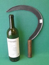 ANTICA FALCE FALCETTO CONTADINO ANTICO IN FERRO BATTUTO FORGIATO. BH90