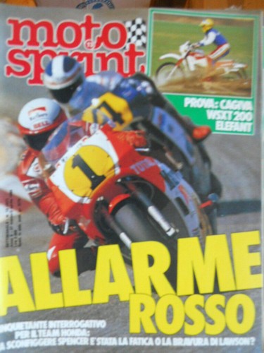 Motosprint 1985 test cagiva - 13,