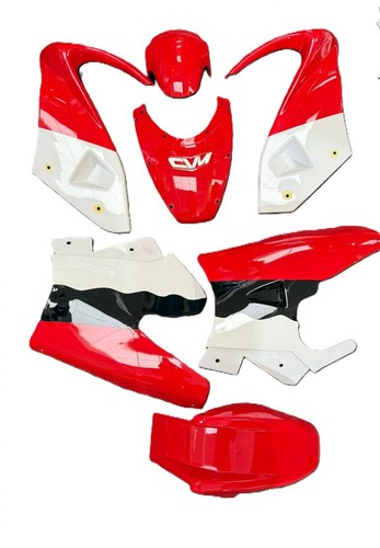 Carena minimoto rossa senza - minimoto,