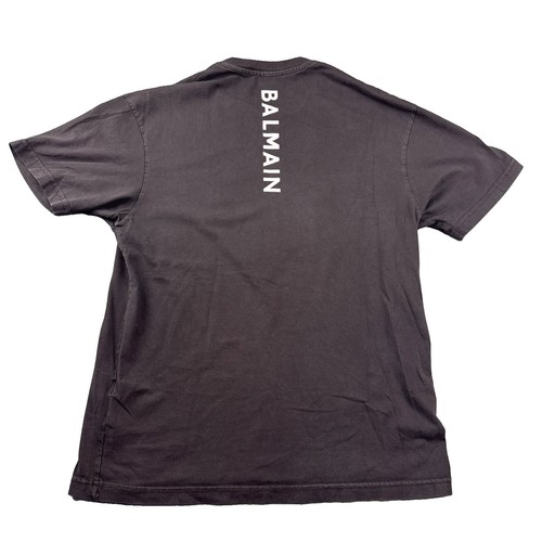 Shirt girocollo balmain logo - t-shirt,