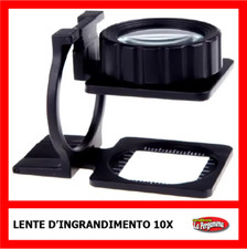 Lente di ingrandimento 10x monocolo orologiaio bigiotteria tipografia METALLO
