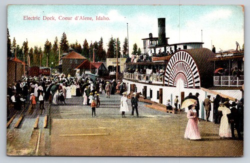Cartolina epoca dock - d'epoca,