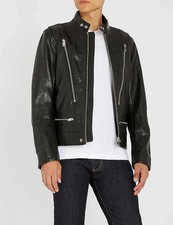 giacca pelle DIESEL uomo nuova
