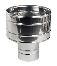 Fodera canna fumaria antivento rivestimento scintilla arresto tappo pioggia coperchio tubo condotto