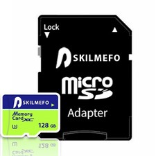 Carte MicroSD 16–256 Go Class 10 UHS-I U3 Haute Vitesse 100MB/s + Adaptateur SD
