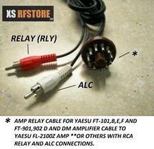 Cavo amplificatore YAESU FL-2100Z (TUTTO con ALC e RELÈ) a FT-101,B,E,F,ZD FT-901,2DM