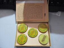 scatoletta 5 campioncini CREMA FRABELLA originale anni 50 scatolette vuote