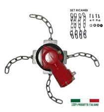 SBG TESTINA PER TUTTI I DECESPUGLIATORI +  Set CATENE RICAMBIO TOSAERBA.