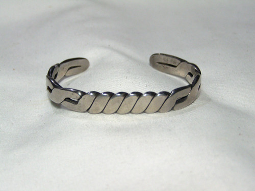 Vintage argento tono - vintage, acciaio
