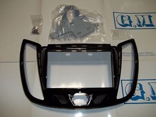 Mascherina autoradio monitor Doppio 2 Din SOLA Ford C-Max dal 2011 NERA LUCIDA