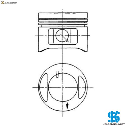 Pistone 94910700 per fiat - per,