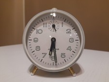 Elegante sveglia meccanica  da tavolo vintage Junghans bivox diametro 8 cm