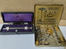 Antica siringa in vetro più