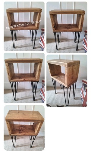Comodino fatto mano legno - fatto, **legno