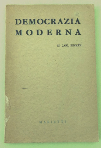 Carl becker democrazia - carl,