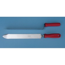 Coltello seghettato per disopercolare inox 28 cm