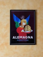 Poster Pubblicitario Con cornice Alemagna Panettoni di Lucien Berteaux