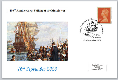 Cartolina vela mayflower 2020 - cartolina,