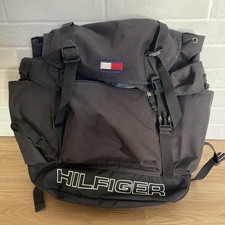 Tommy Hilfiger zaino borsone nero cinghie imbottite