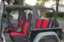 GEARFLAG Set Completo Coprisedili Neoprene 4 Porte Jeep Wrangler JL 2018-2020 Personalizzati