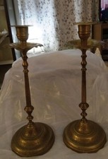 Coppia candelabri antichi - di,