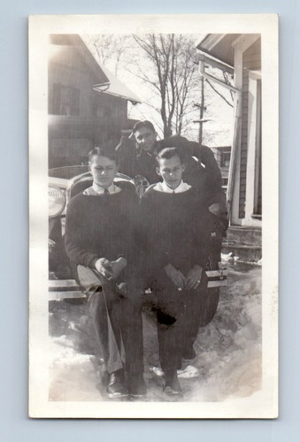 Vecchia foto epoca trio - vecchia, d'epoca