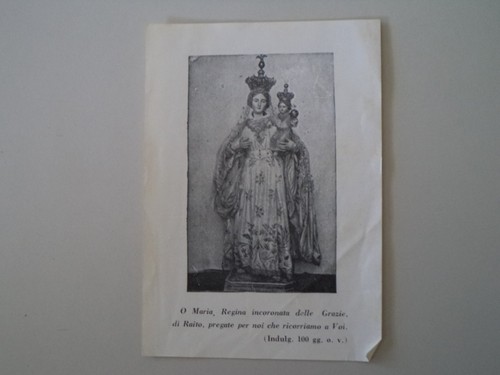 Santino madonna maria delle - santino,
