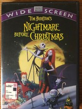 TIM BURTON'S NIGHTMARE BEFORE CHRISTMAS Dvd Z8 leggi descr.