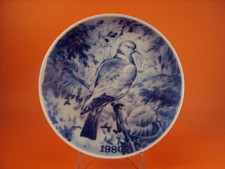 COPENHAGEN TOVE SVENDSEN PIATTO DELLA CACCIA 1980 "Colombaccio"