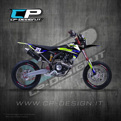 Kit grafiche fluo - grafiche, fantic