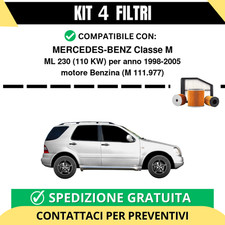 Kit 4 Filtri Tagliando per