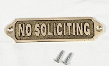 Targa in ottone massiccio