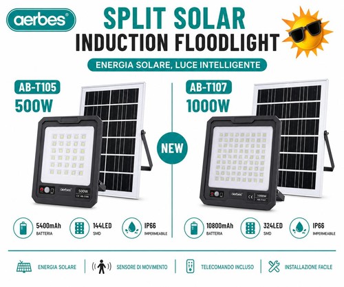 Faro solare led modello - led,