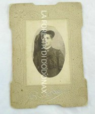 FOTO ANTICA SU CARTONCINO