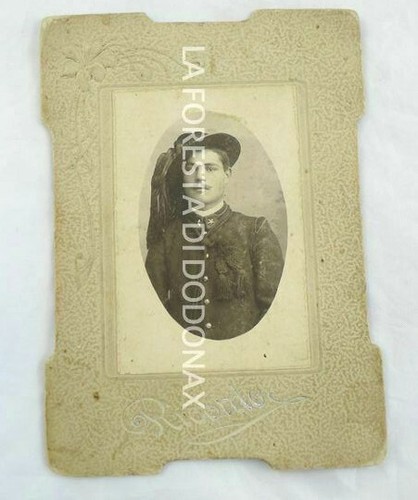 Foto antica cartoncino - foto, su