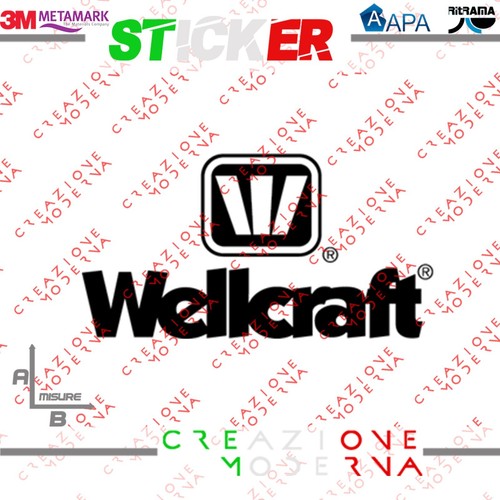 Adesivo sticker logo - logo, wellcraft