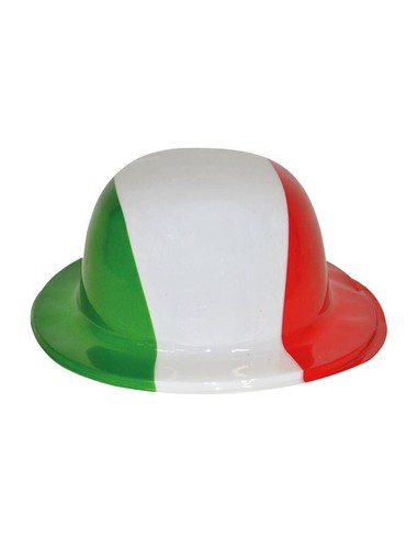 Cappello bombetta tricolore - cappello,