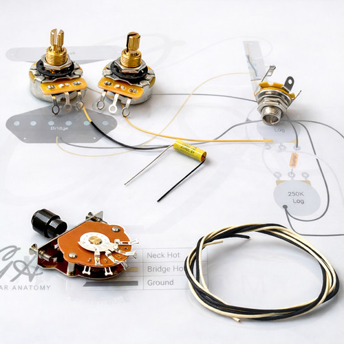 Kit cablaggio telecaster - kit,