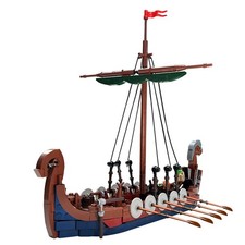 463PCS MOC Viking Barca Lunga