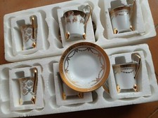 6 tazze da  caffè e piattini