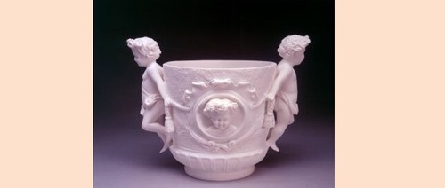 Vaso classico con putti - vaso,